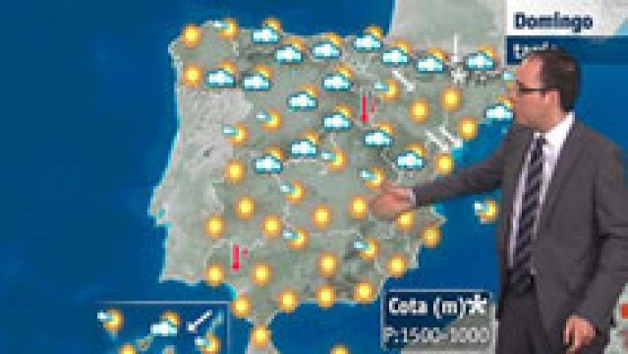 El tiempo - Intervalos de viento fuerte en Pirineos, valle del Ebro y Gerona
