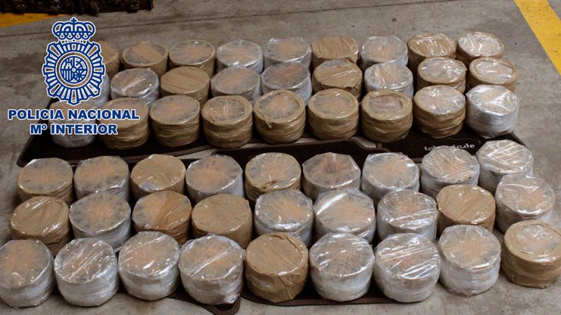 Incautados en Pontevedra 56 kilos de heroína