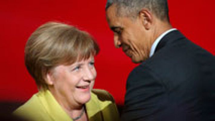 Obama acerca posturas con Merkel sobre el TTIP