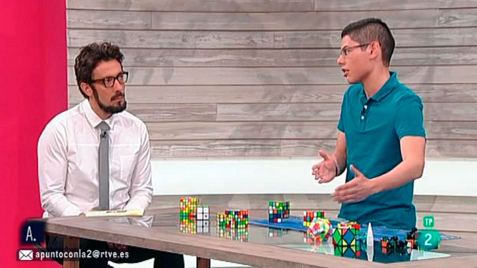 A punto con La 2 - Entrevista. Darío Roa: el español más rápido ante un cubo de Rubik.