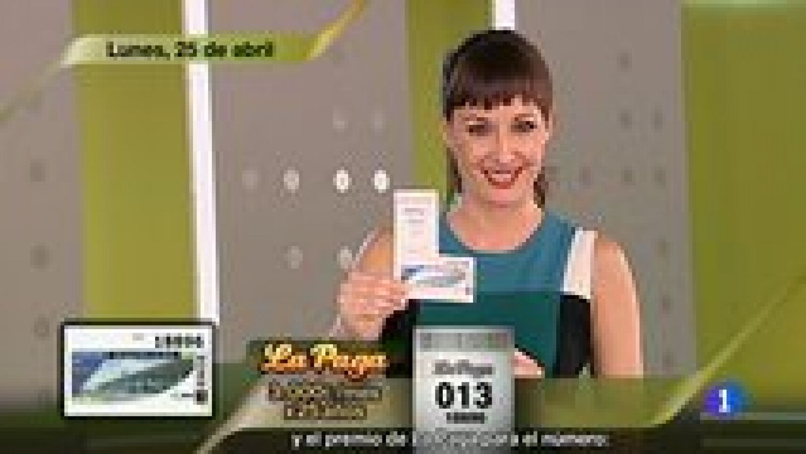 Sorteos ONCE: Sorteo ONCE - 25/04/16 | RTVE Play