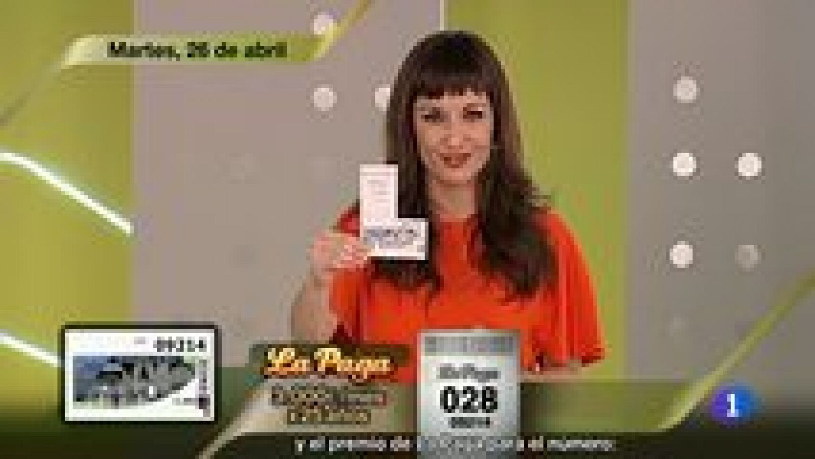 Sorteos ONCE: Sorteo ONCE - 26/04/16 | RTVE Play