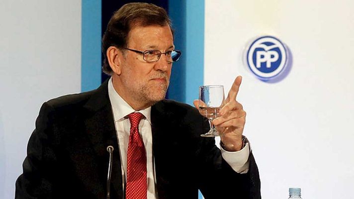 Telediario 1 - Rajoy asegura que es mejor la repetición de las elecciones que "un gobierno a la valenciana"