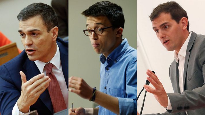 Telediario 1 - Los líderes políticos entran en precampaña con reproches por no lograr un acuerdo