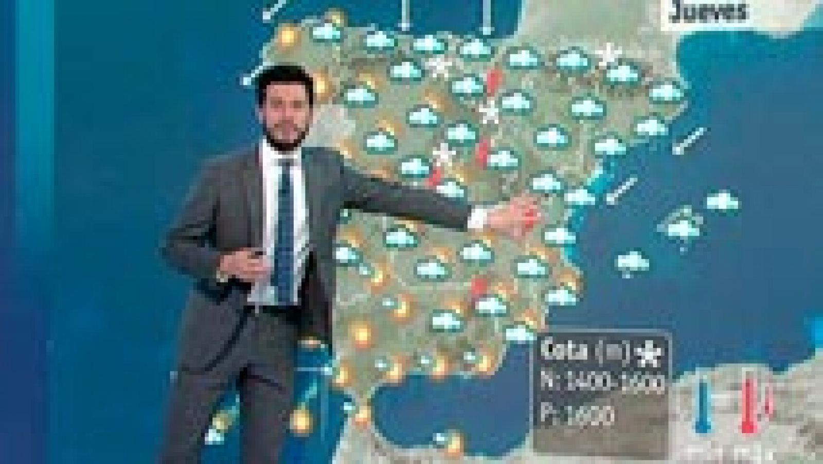 El Tiempo: Jornada inestable en la Península y Baleares