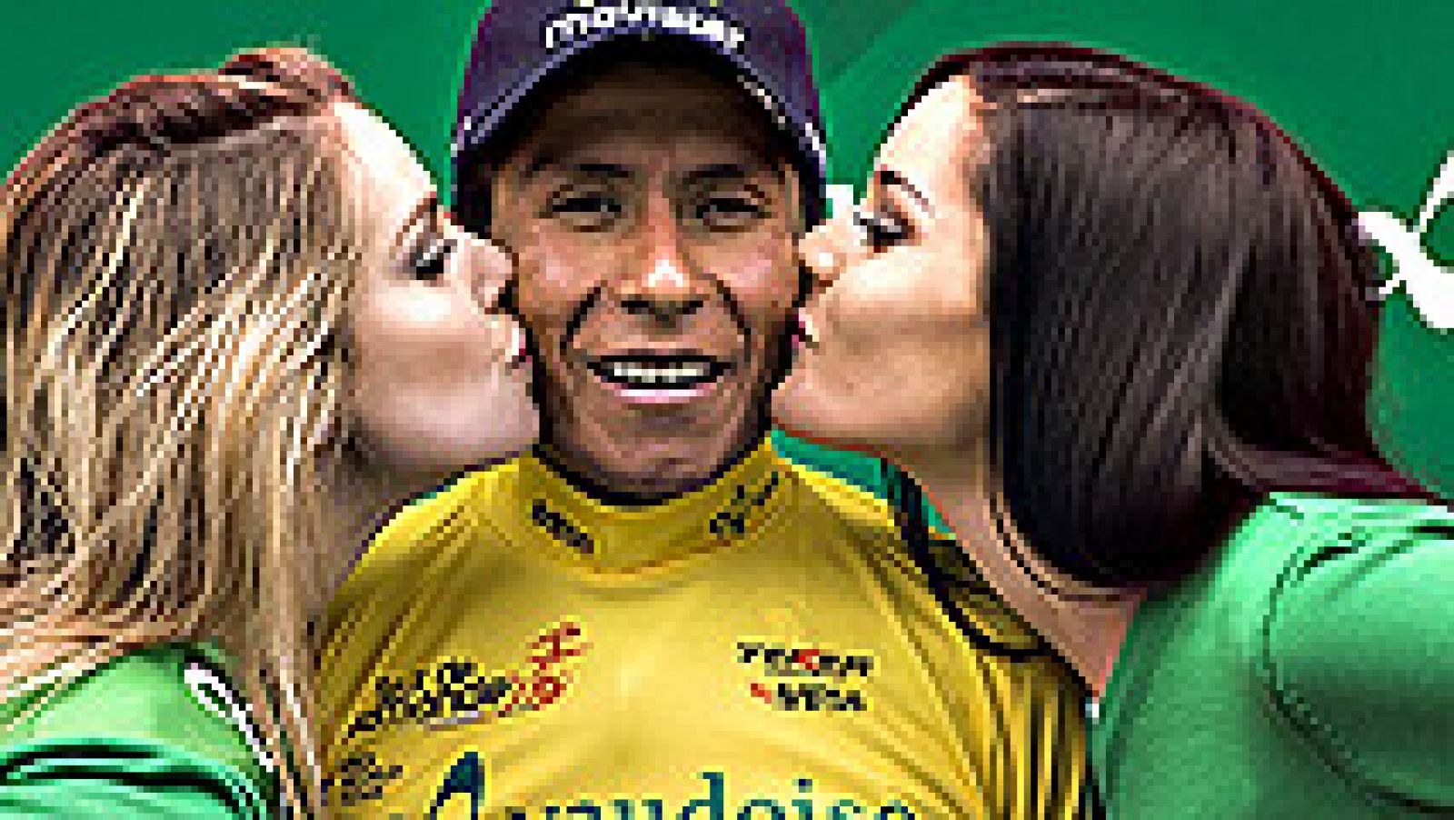 Nairo Quintana ha arrebatado el maillot amarillo de líder del Tour de Romandía 2016 a su compañero en el Movistar Jon Izagirre a pesar de ser segundo en la primera llegada en alto. El colombiano ha sido batido en Morgins por su compañero de fuga, el 