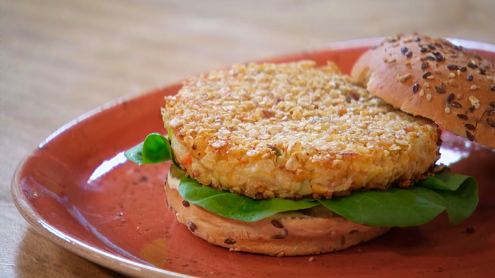 RTVE Cocina - Hamburguesa de garbanzos y falafel