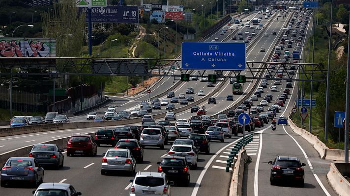 Telediario 1 - Dispositivo especial de Tráfico para el puente de mayo