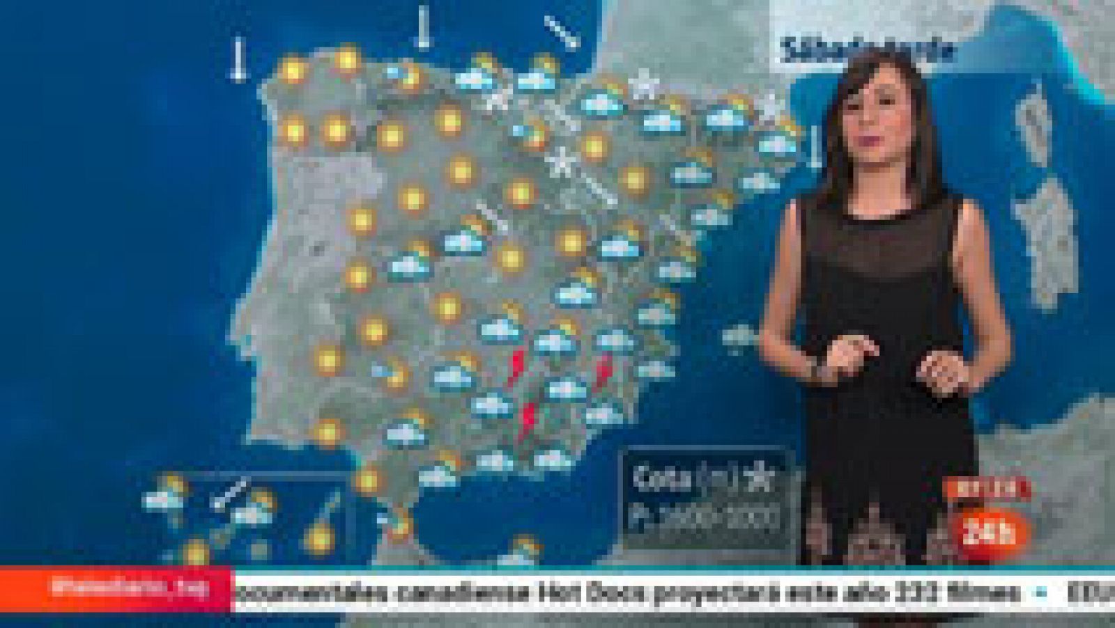 El tiempo: Chubascos en el este Cataluña, descenso de la cota de nieve y vientos | RTVE Play