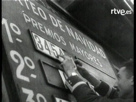 Fue noticia en el Archivo de RTVE - La lotería navideña de hace seis décadas