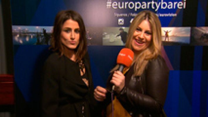 Europarty desde el Palacio de la Prensa (Madrid) con Barei