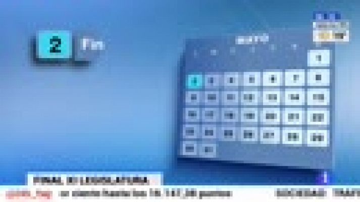 Telediario 1 - Este martes se disuelven las Cortes y se convocan nuevas elecciones