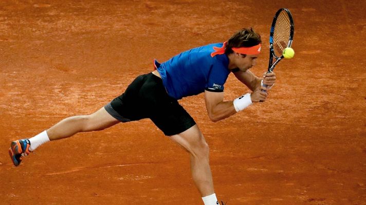 Madrid Open de Tenis - David Ferrer ganó su partido frente su compatriota García López