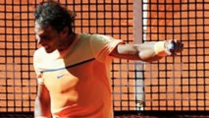 Telediario 1 - Nadal debuta en Madrid con victoria