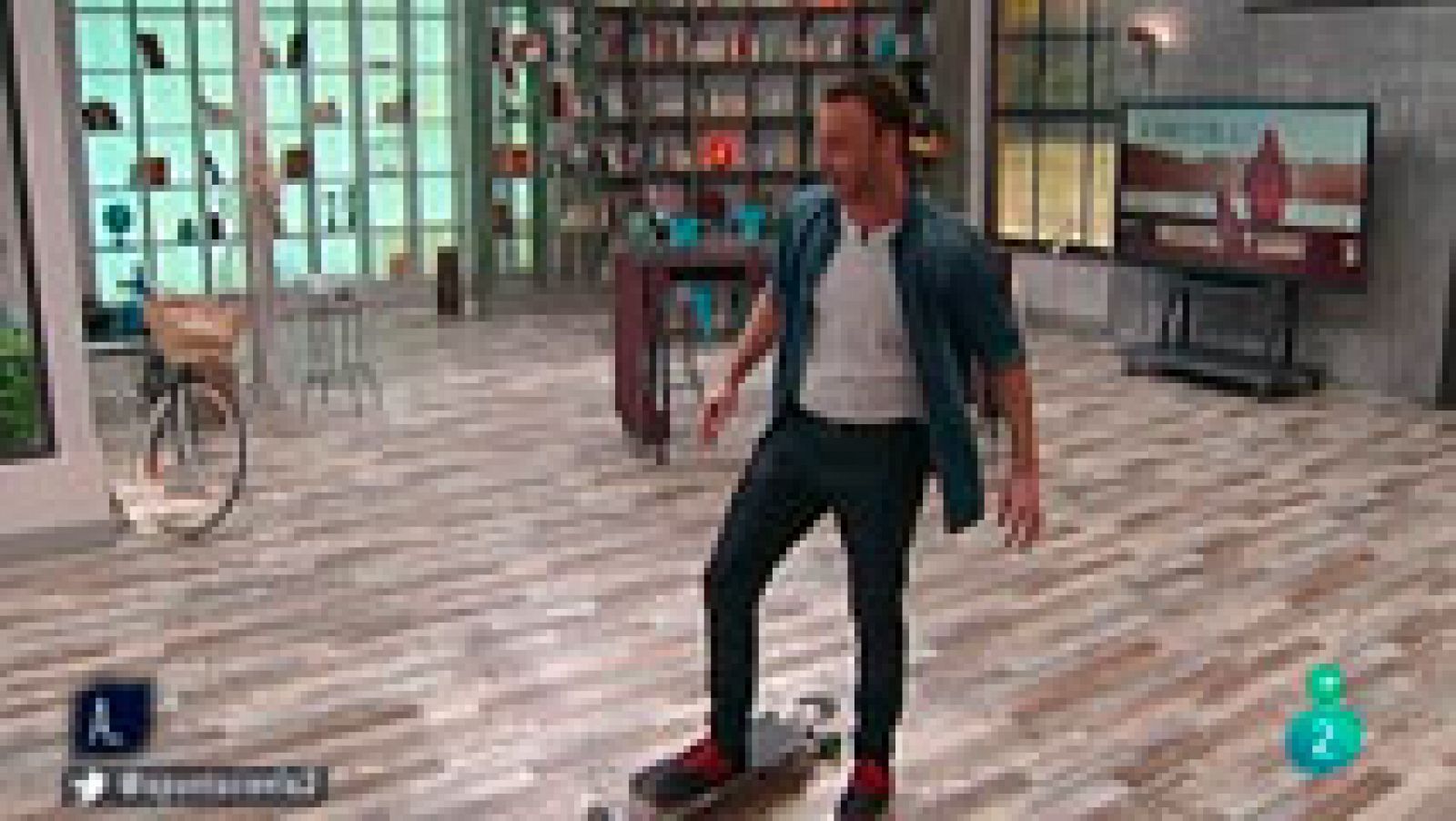 A punto con La 2 -  Sobre ruedas - El  longboard