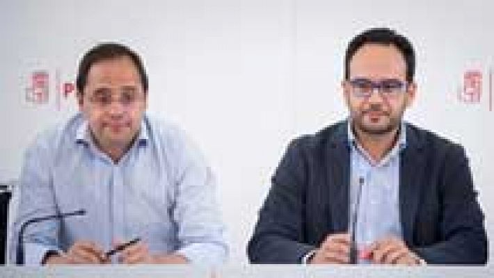 Telediario 1 - El PSOE insiste en que la única garantía del cambio es que Sánchez gane a Rajoy