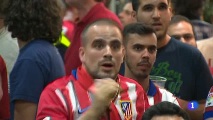 Telediario 1 - Del sufrimiento a la alegría, puro sentimiento atlético