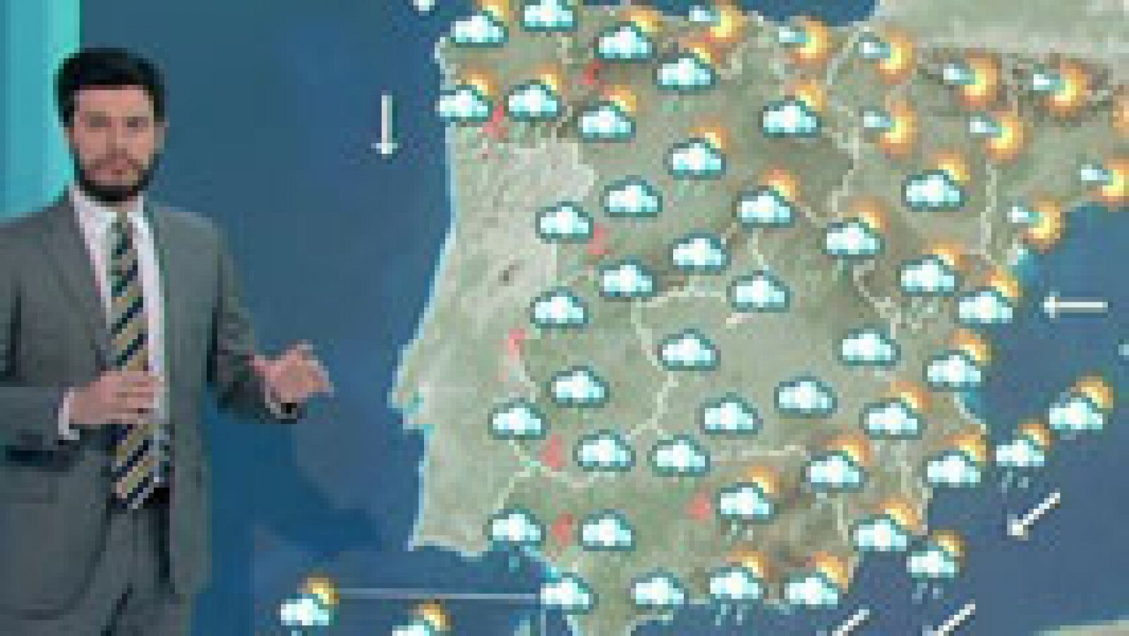 El tiempo: Lluvias fuertes en el extremo oeste peninsular | RTVE Play