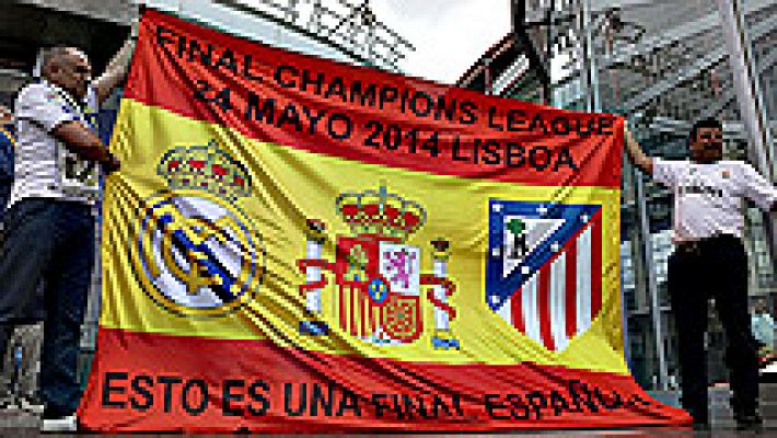 Telediario 1 - Real Madrid y Atlético  repiten final dos años después
