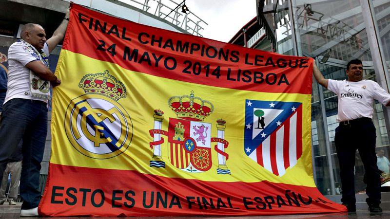 Los dos principales clubes de la capital de España, Real Madrid y  Atlético de Madrid, volverán a verse las caras en la final de la Liga  de Campeones el próximo 28 de mayo en San Siro, escenario de la cita,  en lo que será la segunda disputa entre a