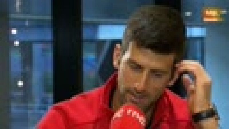 Djokovic: "Estoy disfrutando de mi mejor tenis en Madrid"