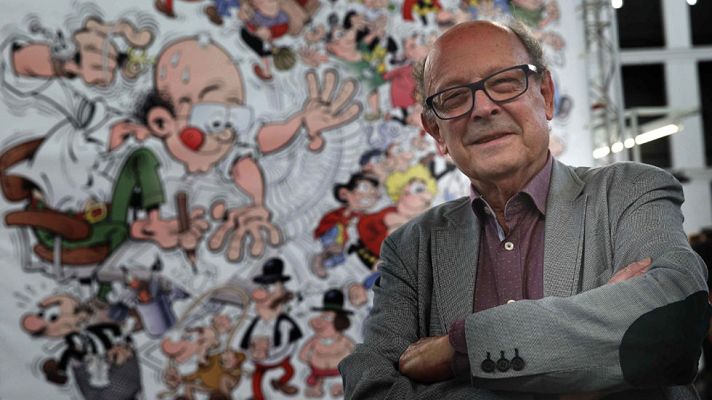 Telediario 1 - El Salón del Cómic de Barcelona celebra el 80 aniversario de Francisco Ibáñez