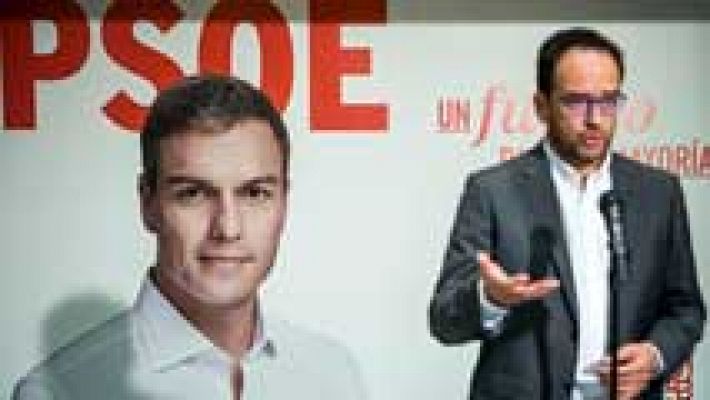 Telediario 1 - Los partidos valoran con prudencia el barómetro electoral del CIS