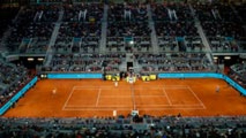 Los tenistas esquivan la lluvia en Madrid