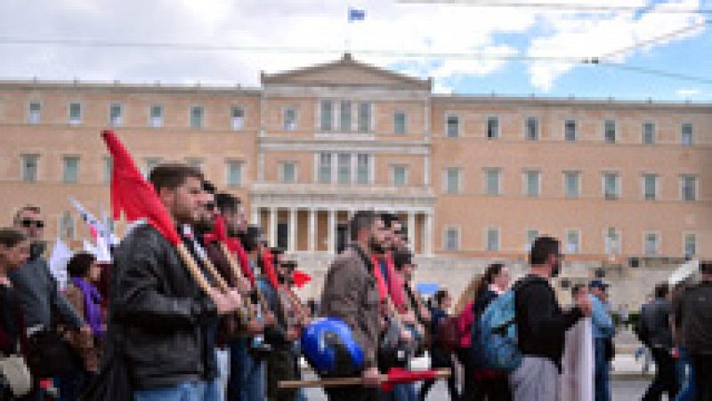 El primer día de huelga general en Grecia paraliza parte del país