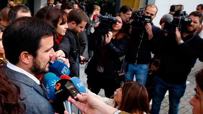 Telediario 1 - IU y Podemos confían en la coalición para el 26-J