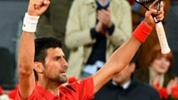 Madrid Open de Tenis - Djokovic alcanza la final contra Murray sin ceder un set