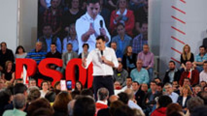 Telediario 1 - Sánchez cree que el 26J es elegir entre él o Rajoy