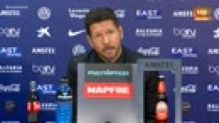 Simeone: "El Levante ha sido mejor. No hay excusas"