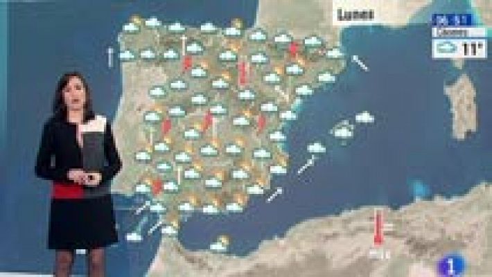 Lluvias generalizadas por todo el país en el arranque de semana