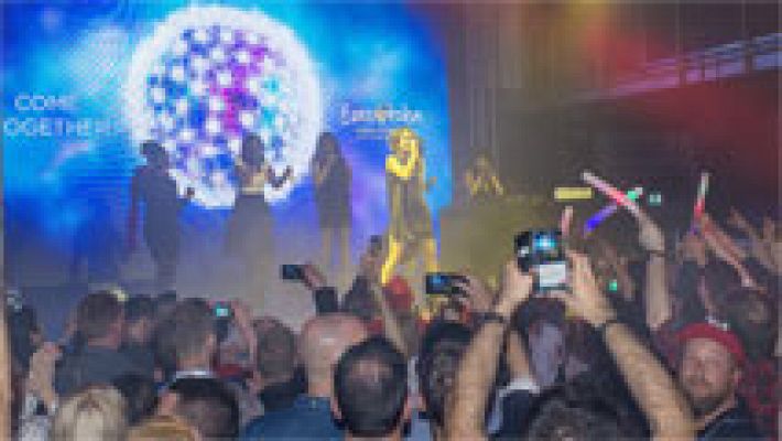Eurovisión - Éxito total de Barei en el Euroclub