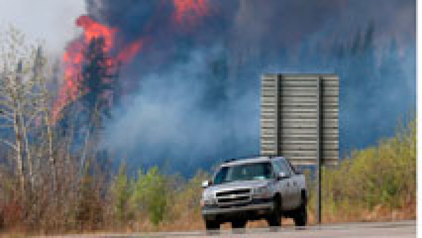 Telediario 1: El incendio que asola el noroeste de Canadá sigue extendiéndose | RTVE Play