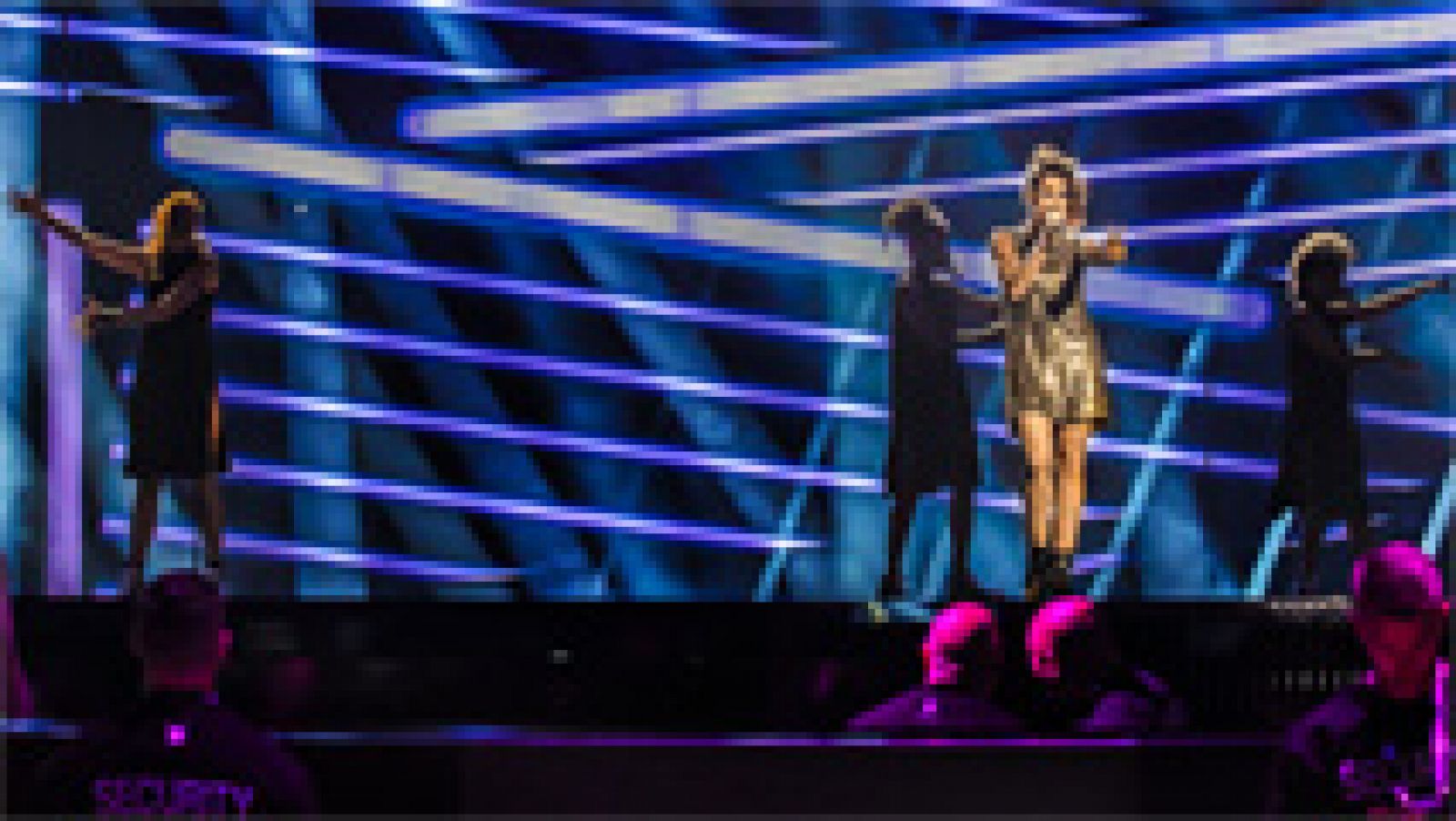 Eurovisión 2016 - Tercer ensayo de Barei en el Globe Arena