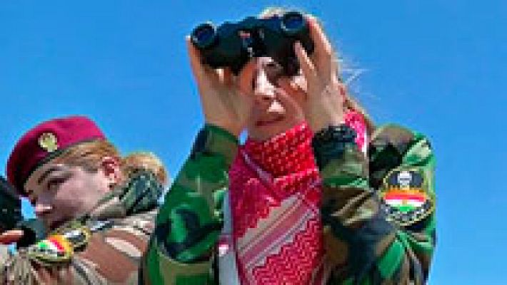 Cientos de mujeres luchan contra el Estado Islámico en el Kurdistán