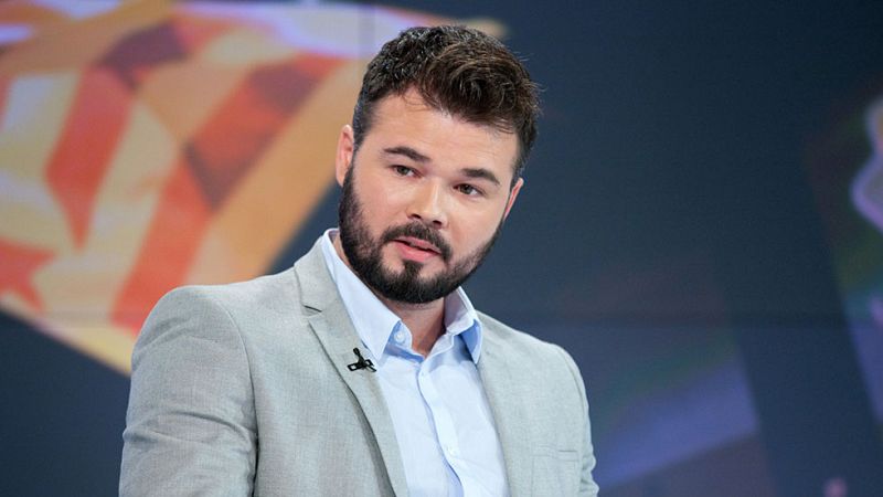 Rufián (ERC): "El PSOE renunció al Gobierno de España por no poner las urnas en Cataluña"