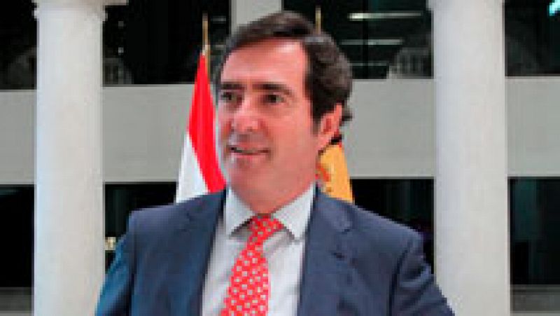El presidente de CEPYME, Antonio Garamendi, cree que ha llegado el momento de subir sueldos con moderación