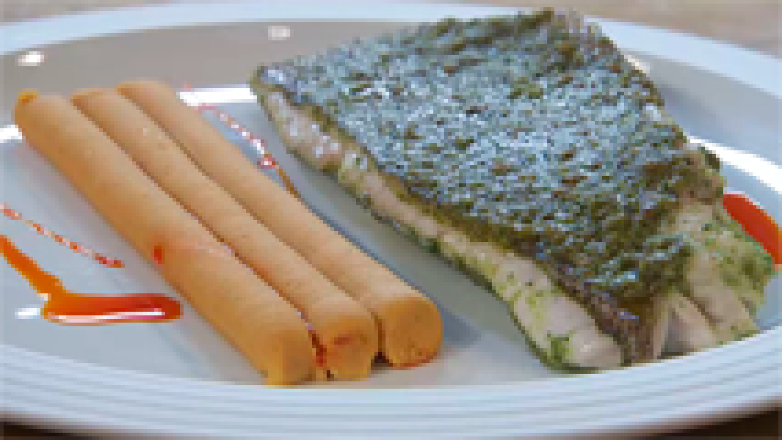 Receta de cherna con mojo verde y gofio