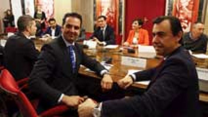 Telediario 1 - Fracasa la segunda reunión para reducir los gastos de la campaña electoral