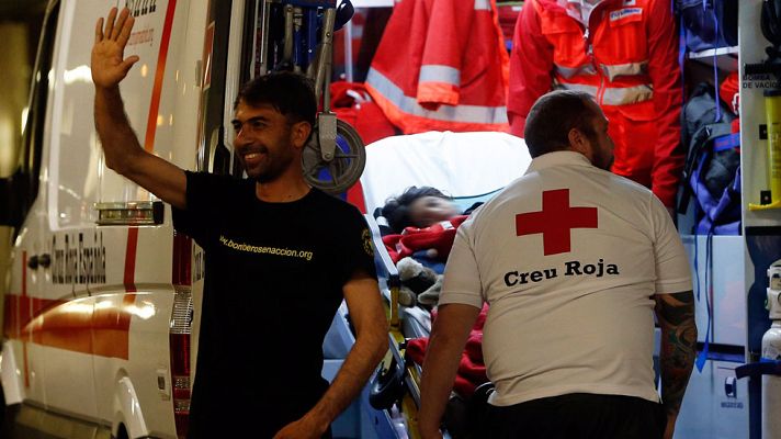 Telediario 1 - Osman se encuentra ya en el Hospital La Fe de Valencia