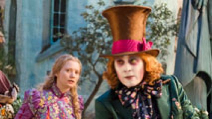 Telediario 1 - La actriz Mia Wasikowska y el director James Bobin presentan 'Alicia a través del espejo' en Madrid