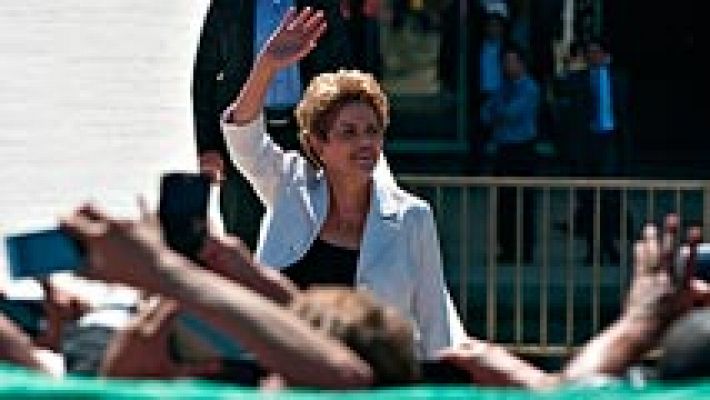 Telediario 1 - Dilma Rousseff es apartada del cargo de presidenta de Brasil