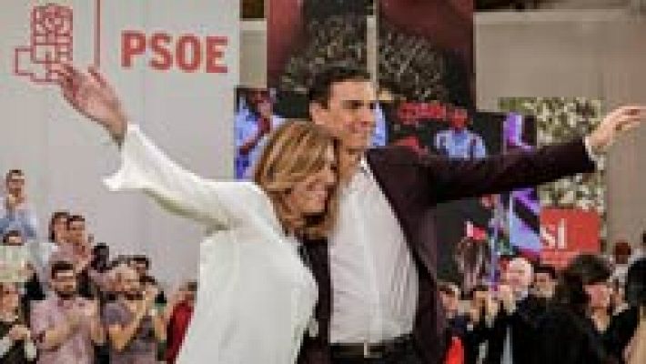 Telediario 1 - Sánchez está seguro de que su partido ganará el 26-J