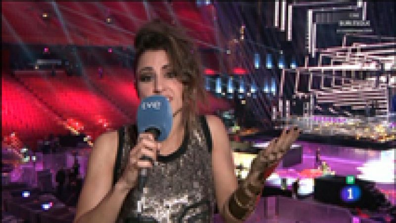Eurovisi�n 2016 - Barei tras conocer el resultado: "Gano m�s de lo que pierdo"
