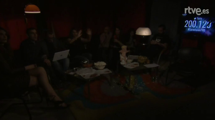 Eurovisión - Las votaciones de Eurovisión, en la retransmisión de RTVE.es