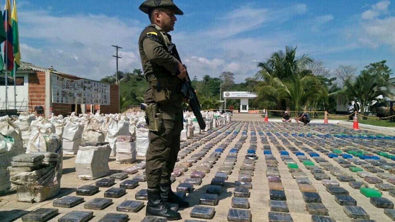 Intervenido el mayor alijo de cocaína en Colombia hasta la fecha