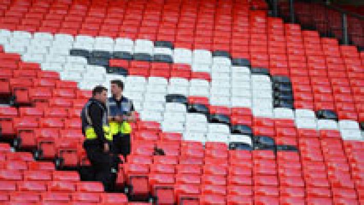 El artefacto hallado en el estadio de Old Trafford había quedado olvidado tras un simulacro